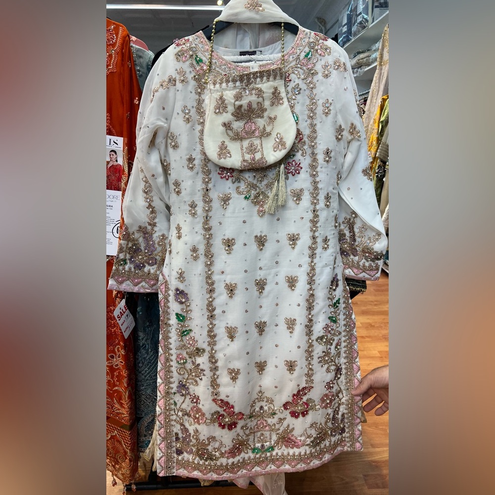 New! Indian Pakistani Skirt Dress and bag
